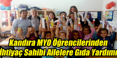 Kandıra MYO öğrencileri sosyal sorumluluk projesi kapsamında gerçekleştirdikleri faaliyetlere ara