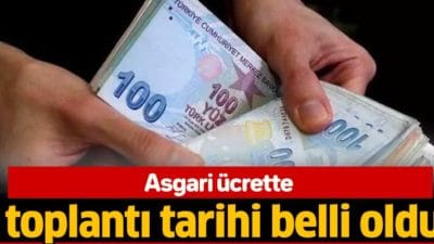 Milyonların merakla beklediği asgari ücretin üçüncü toplantısının tarihi belli oldu.