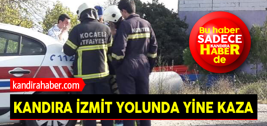 Kandıra İzmit yolunda maddi hasarlı trafik kazası meydana geldi.