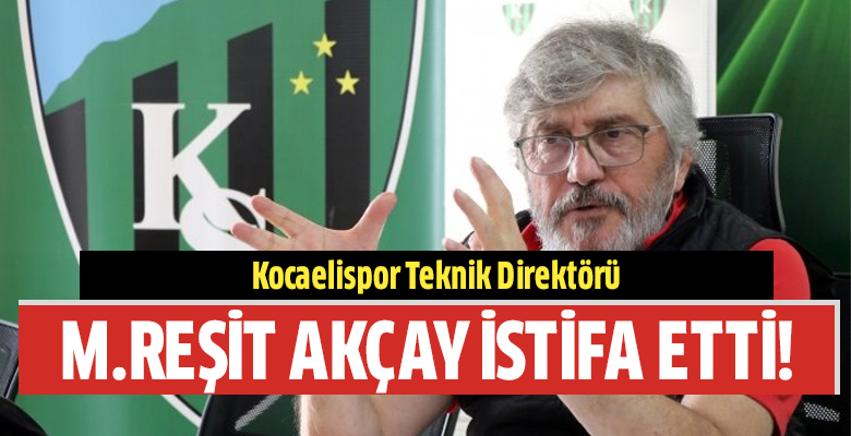 Kocaelispor Teknik Direktörü Mustafa Reşit Akçay Basın Toplantısında İstifa Etti