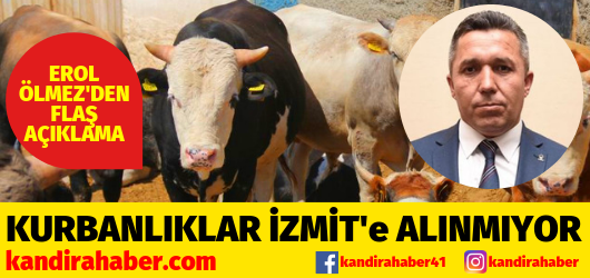 AKP Kandıra ilçe başkanı Erol Ölmez, "İzmit Belediyesi'nden açıklama bekliyoruz"