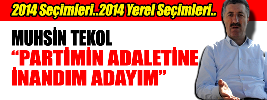 AKP Kandıra Belediye Başkan aday adayı Muhsin Tekol, adaylık için