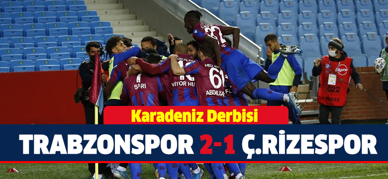 Trabzonspor, Karadeniz derbisinde Çaykur