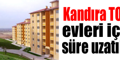 Başbakanlık Toplu Konut İdaresi'nin Kandıra'da yapacağı 518 sosyal konut için