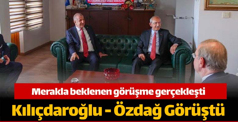 Millet İttifakı cumhurbaşkanı adayı Kemal Kılıçdaroğlu ve Zafer Partisi Genel