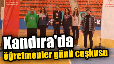 Öğretmenler günü etkinlikleri kapsamında Kandıra Gençlik ve Spor İlçe Müdürlüğü