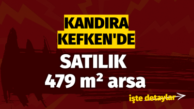 Kandıra Kefken'de bulunan 479 m² arsa icradan satılıyor.