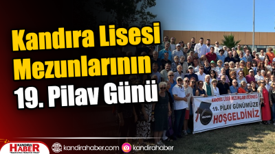 Bu yıl 19. Kez gerçekleşen Kandıra Lisesi Pilav Günü Etkinliği