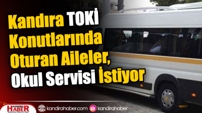 Kandıra’da TOKİ konutlarında yaşayan aileler, her yıl karşılaştıkları ulaşım sorununa