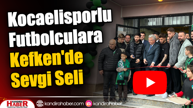 Kocaelisporlu Futbolculara Kefken’de Sevgi Seli