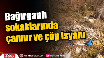 Kandıra Bağırganlı'da bulunan Çeşme Sokak, adeta kaderine terk edilmiş durumda.