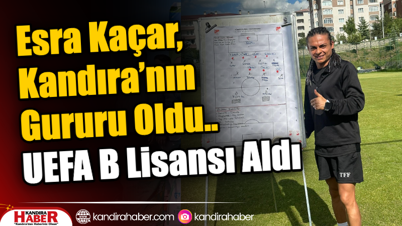 Kandıraspor'da 6 yıldır futbol antrenörlüğü yapan ve eski milli futbolcu