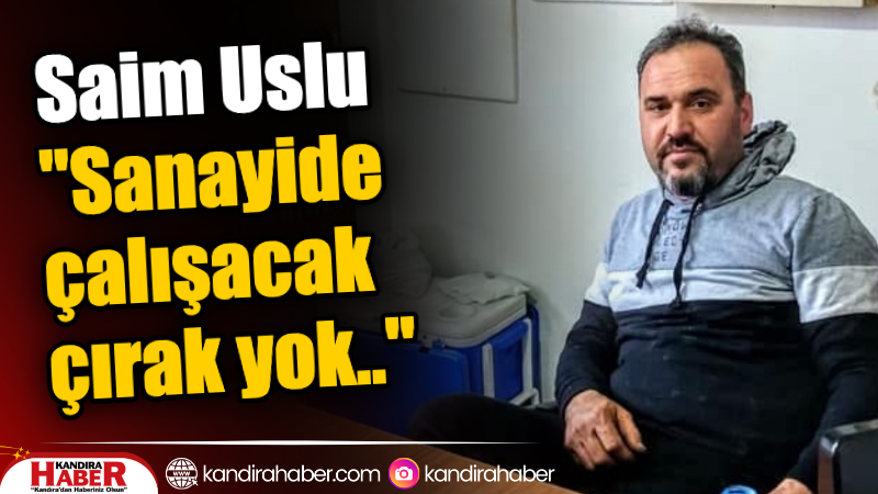 Kandıra Sanayi Sitesi’nde yıllardır motor ustası olarak dükkan işleten Saim