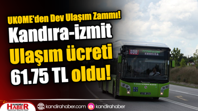 Kocaeli Büyükşehir Belediyesi Ulaşım Koordinasyon Merkezi (UKOME) toplantısında, ulaşıma yapılacak