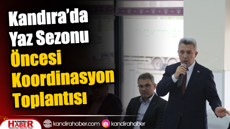 Yaz sezonunun yaklaşmasıyla birlikte Kandıra sahillerinde yapılacak hazırlıklar için Kocaeli