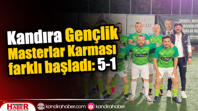 Kandıra Gençlik Masterlar Karması, Kocaeli Olgunlar Turnuvası’ndaki ilk maçında etkileyici