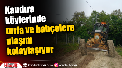 Kandıra Belediyesi ile Kocaeli Büyükşehir Belediyesi, kırsal mahallelerde çiftçilerin tarla
