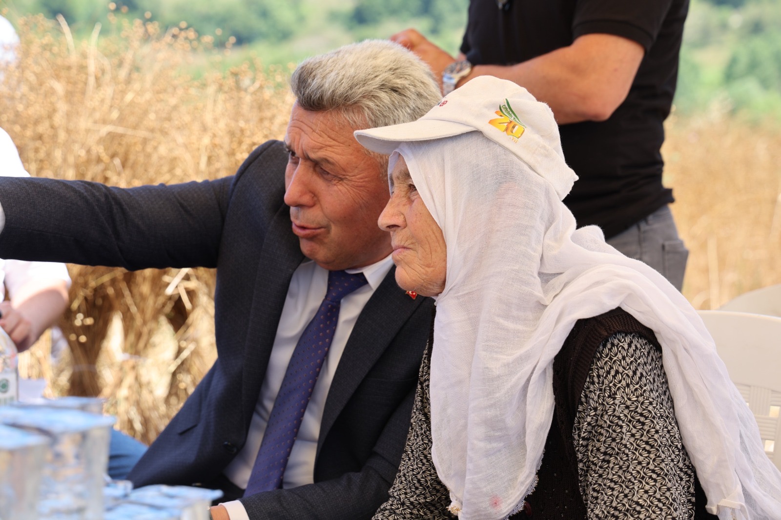 Kandıra Belediyesi KETENKÖY projesi hasat görüntüsü