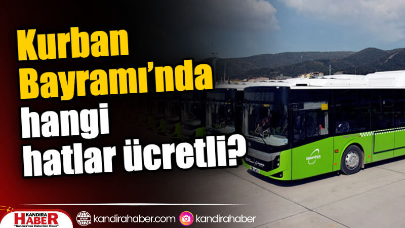 Büyükşehir Belediyesi, Kurban Bayramı süresince otobüs, raylı sistemler ve deniz