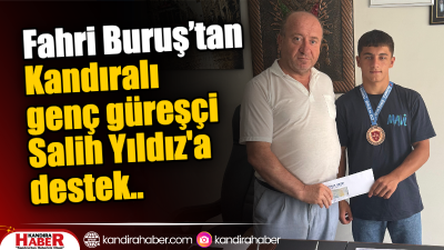 Kandıra Namazgâh Güreş Ağası Fahri Buruş, Salih Yıldız’la bir araya