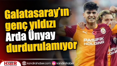 Galatasaray altyapısının parlayan yıldızı Arda Ünyay, yeni sezon hazırlıklarında göstermiş