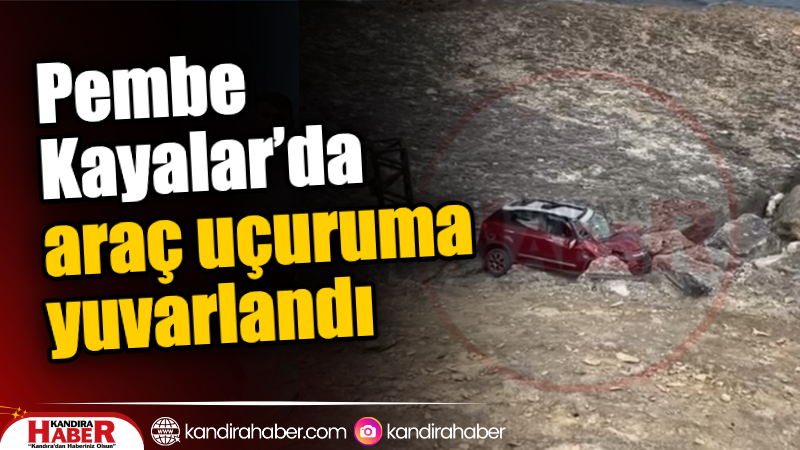 Kandıra'da yer alan Pembe Kayalar mevkiinde bugün saat 14.00 sularında