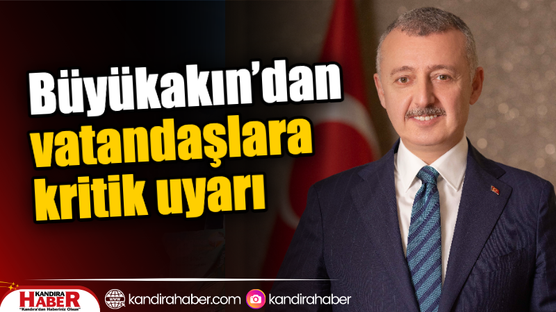 Kocaeli Büyükşehir Belediye Başkanı Doç. Dr. Tahir Büyükakın, sosyal medya