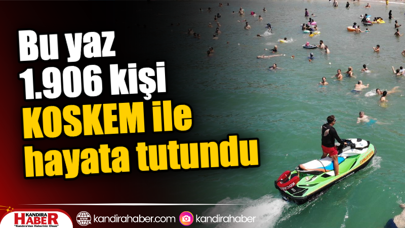 Kocaeli Büyükşehir Belediyesi İtfaiye Dairesi Başkanlığı’na bağlı Kocaeli Sahilleri Su