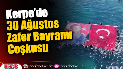 30 Ağustos Zafer Bayramı’nın 103. yılı, Kerpe’de büyük bir coşkuyla