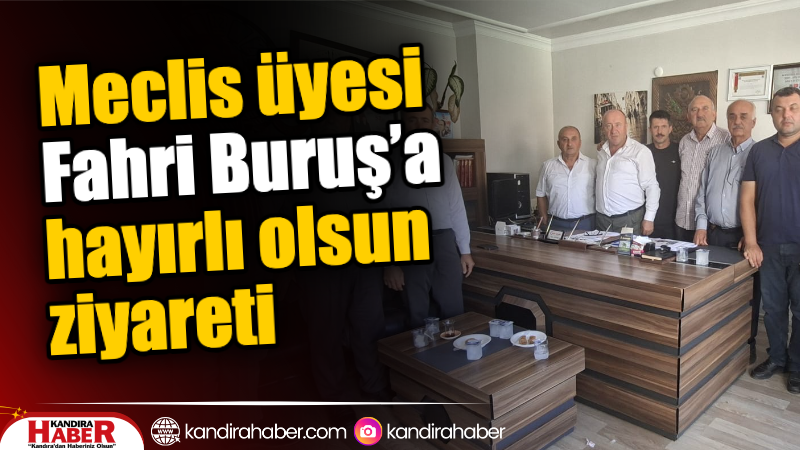 Kandıra Muhtarlar Derneği, Kandıra Belediyesi Meclis Üyesi seçilen Fahri Buruş’u