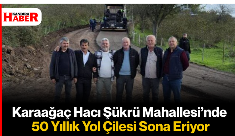 Kandıra’nın Karaağaç bölgesinde yer alan Hacı Şükrü Mahallesi sakinlerinin yaklaşık