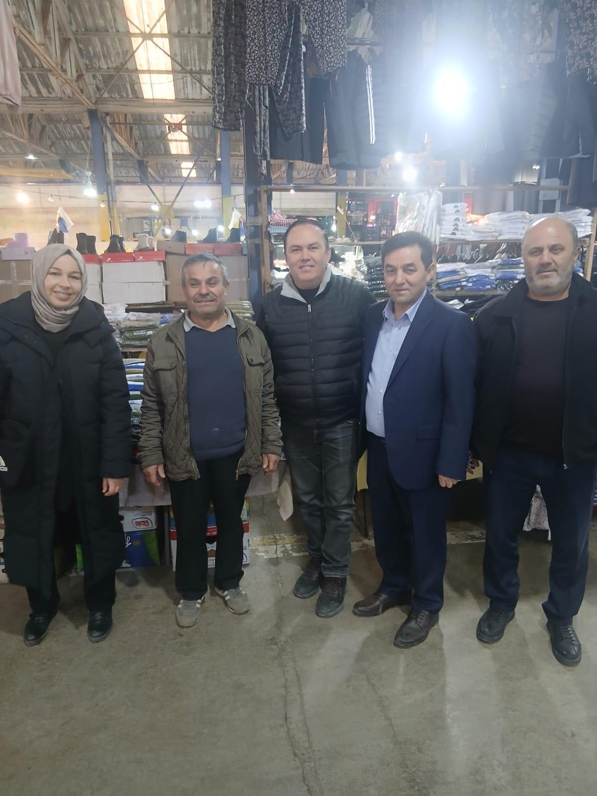 Yayla Kaba, Kandıra Çarşamba Pazarı’nda Esnafla Bir Araya Geldi