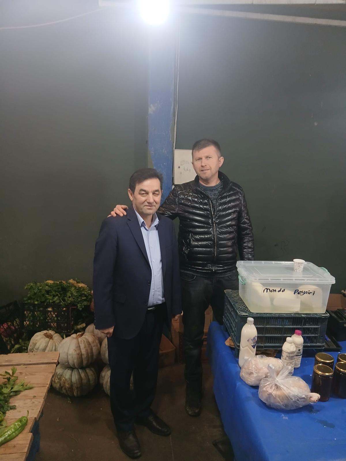 Yayla Kaba, Kandıra Çarşamba Pazarı’nda Esnafla Bir Araya Geldi