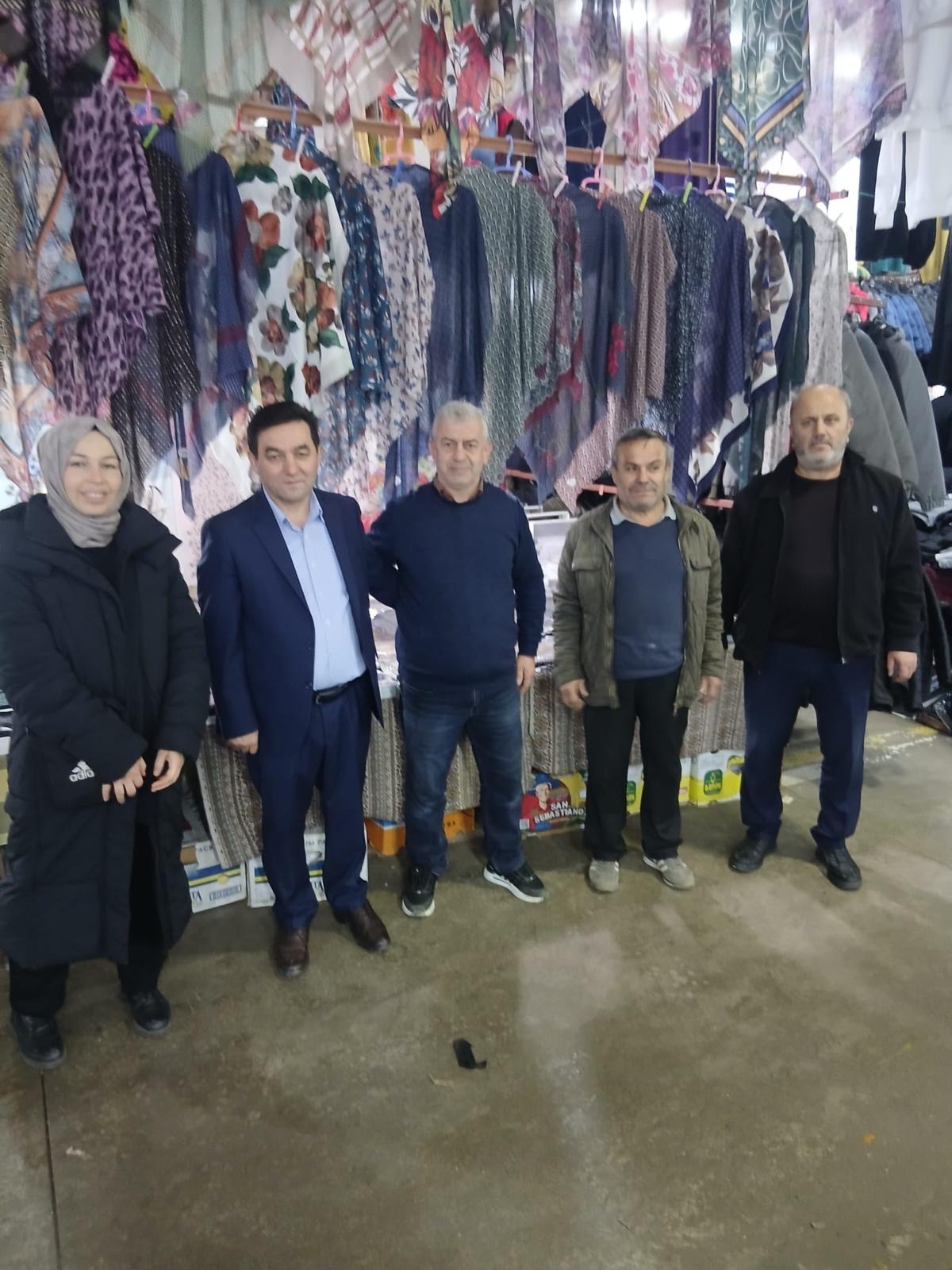 Yayla Kaba, Kandıra Çarşamba Pazarı’nda Esnafla Bir Araya Geldi