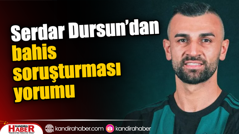 Kocaelispor’un golcü oyuncusu Serdar Dursun, Kasımpaşa maçının ardından hem karşılaşmayı
