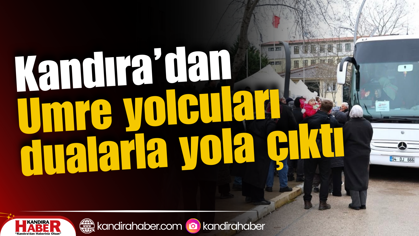 Kandıra Belediye Başkanı Erol Ölmez, Kandıra’dan umre ibadetini yerine getirmek