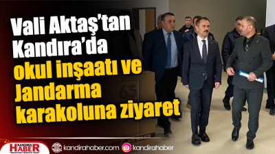 Kocaeli Valisi İlhami Aktaş, Kandıra’da yapımı devam eden Anadolu İmam