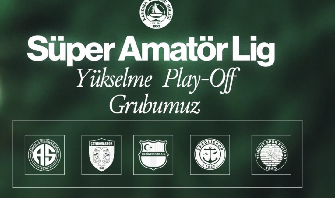 Kocaeli Süper Amatör Lig B Grubu'nda şampiyonluğunu ilan eden Kandıra