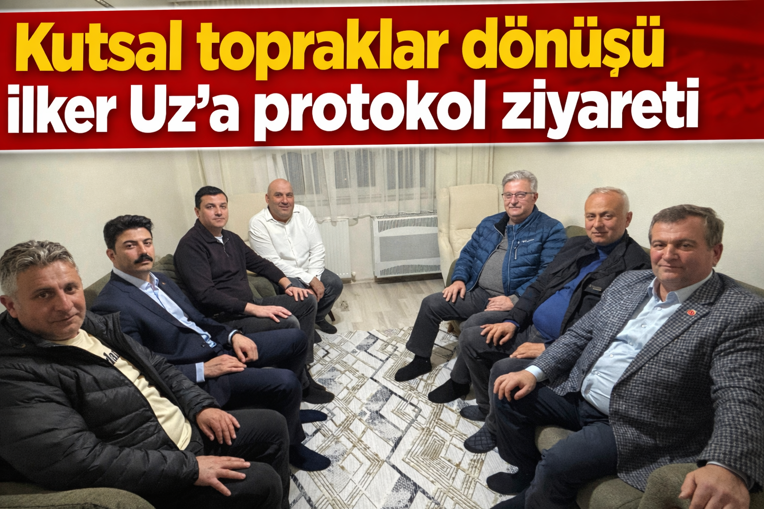 Kutsal topraklara giden Kandıra’nın tanınmış isimlerinden İlker Uz, dönüşünde ilçe