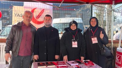 Yeniden Refah Partisi Kandıra İlçe Başkanı Levent Gödek ve ilçe