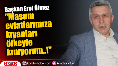 Başkan Erol Ölmez İsyan Etti: “Masum Evlatlarımıza Kıyanları Öfkeyle Kınıyorum!” Kandıra Belediye Başkanı Erol Ölmez, Şanlıurfa ve Kahramanmaraş'ta eğitim kurumlarını,