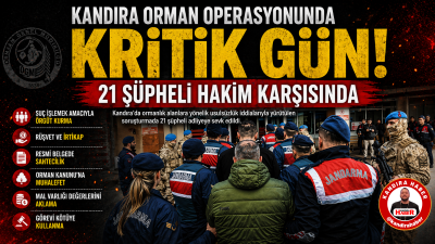 Kandıra’da bir ay önce bir orman şefinin suçüstü yakalanmasıyla fitili