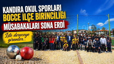 Kocaeli Okul Sporları 2025-2026 sezonu faaliyet programında yer alan Bocce