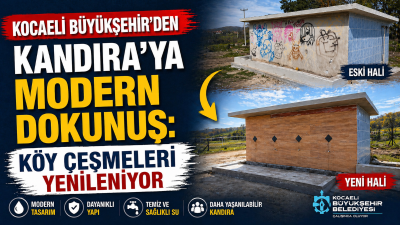 Kocaeli Büyükşehir Belediyesi, kent merkezindeki yatırımlarının yanı sıra kırsal mahallelerde