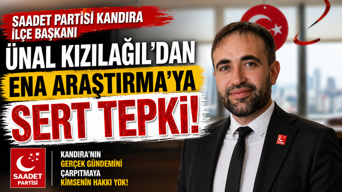 Kandıra’da ENA Araştırma şirketi tarafından yapıldığı belirtilen ve AK Parti