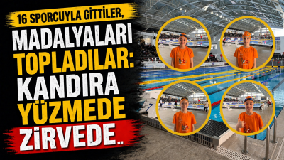 Kandıra’nın spor altyapısındaki yükselişi yüzme branşında da meyvelerini vermeye devam