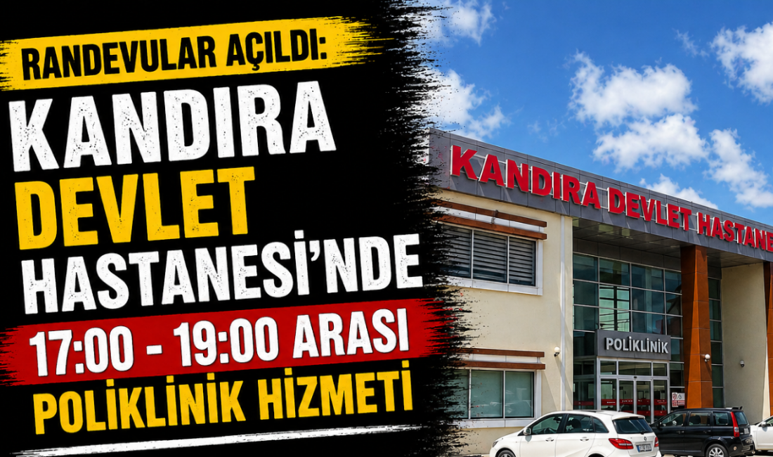 Kandıra Devlet Hastanesi, gündüz çalışma