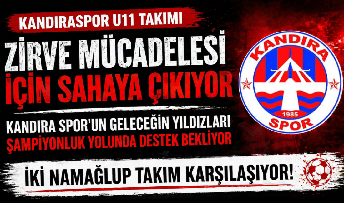 Kandıra Spor'un 2015-2016 doğumlu yeteneklerinden oluşan U11 takımı, ligde fırtına