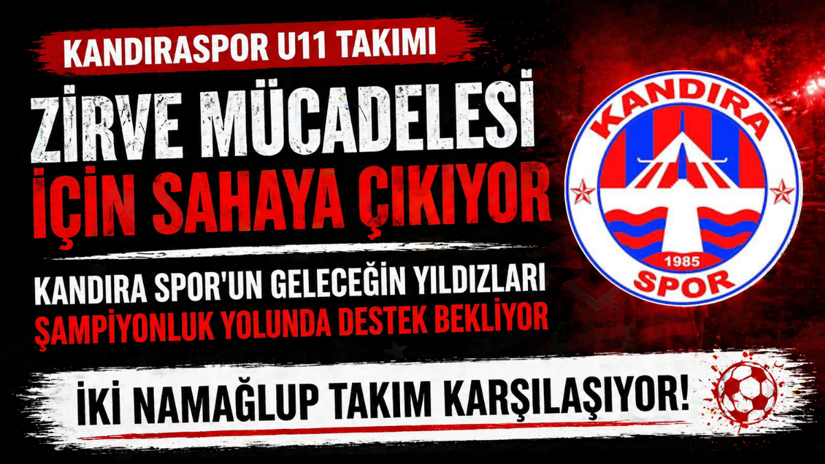 Kandıra Spor'un 2015-2016 doğumlu yeteneklerinden oluşan U11 takımı, ligde fırtına