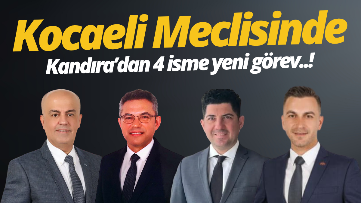 Kocaeli Büyükşehir Belediyesi’nin Nisan ayı meclis toplantısında yapılan seçimlerin ardından,